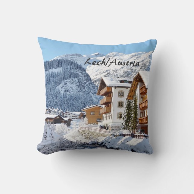 Cojín Decorativo Austria Lech am Arlberg Souvenir (Anverso)