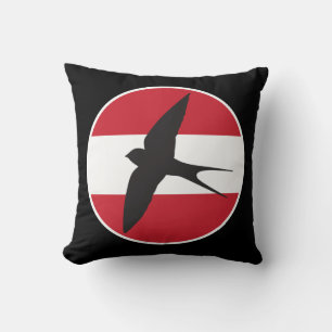 Cojín Decorativo Austria Tragar la bandera nacional austríaca