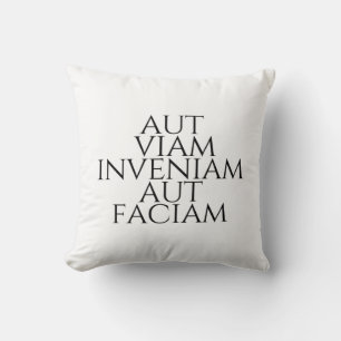 Cojín Decorativo Aut Viam Inveniam Aut Faciam