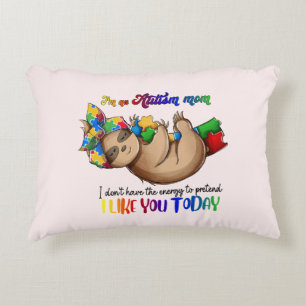 Cojín Decorativo Autism Mom - Sloth
