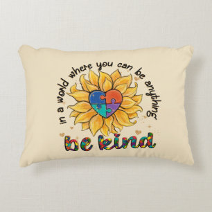 Cojín Decorativo Autismo El Girasol Ser Amable