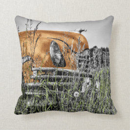 Cojín Decorativo Auto en medio de las malezas