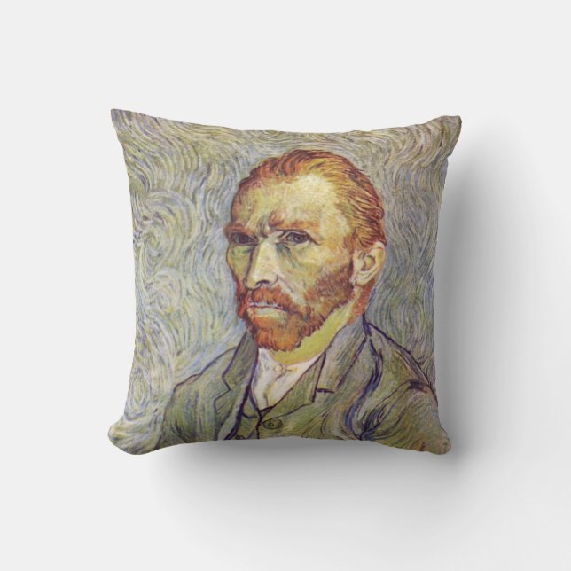 Cojín Decorativo Auto-retrato Vincent Willem van Gogh (Anverso)
