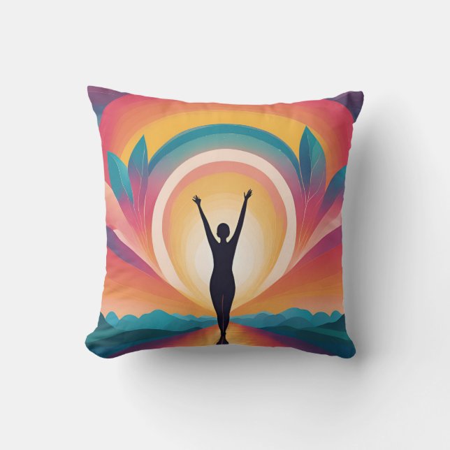 Cojín Decorativo Autoamor y empoderamiento (Anverso)