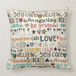 Cojín Decorativo autocuidado