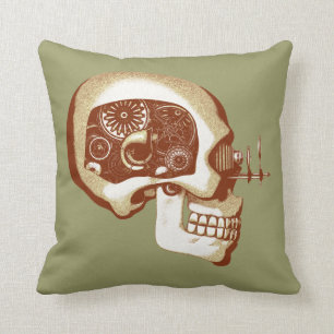 Cojín Decorativo Autómata #1C de Steampunk