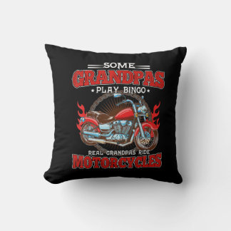 Cojín Decorativo Autopista Real Grandpas Motocicleta Lover