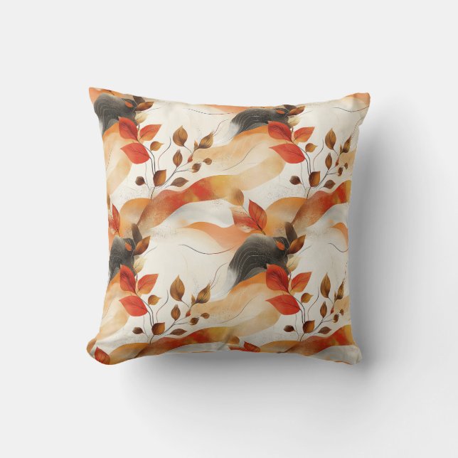 Cojín Decorativo Autumance Elegance Seamless Pattern (Anverso)