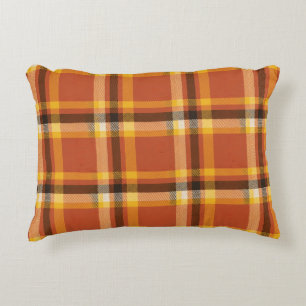 Cojín Decorativo Autumn Cozy Plaid   Otoño Calidez y Confort de Cam