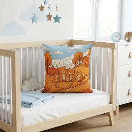 Cojín Decorativo Autumn Forest Animals