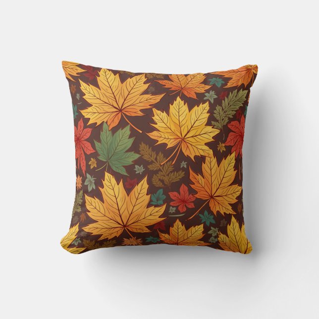 Cojín Decorativo Autumn Leaves Cushion (Anverso)