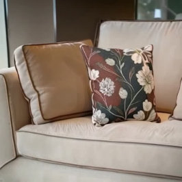 Cojín Decorativo Autumn Noir Bloom