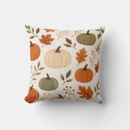 Cojín Decorativo Autumn Pumpkin Pattern Decorative Throw Pillow