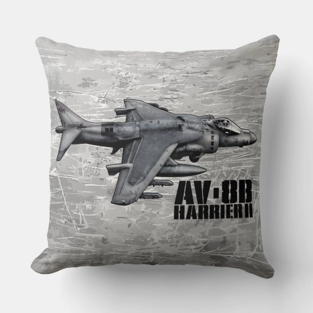Cojín Decorativo AV-8B Harrier II (Anverso)