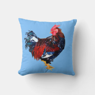 Cojín Decorativo ave gallinácea masculina