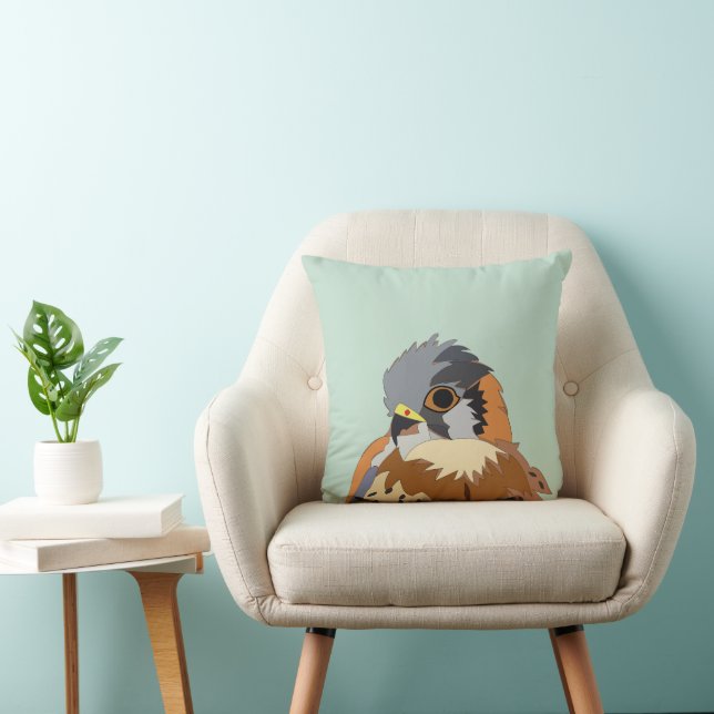 Cojín Decorativo Ave halcón  (Silla)