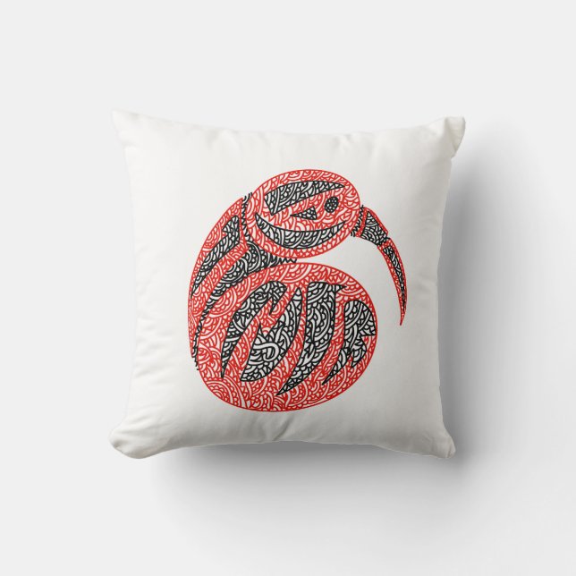 Cojín Decorativo Ave Kiwi (Anverso)