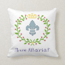 ¡Ave María! Pilar azul antiguo