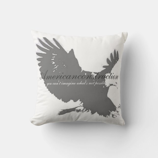 Cojín Decorativo Ave rapaz (Anverso)