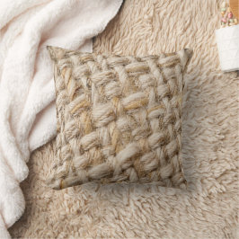 Cojín Decorativo Avena acogedora textura de lino tejido escandinavo