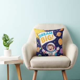 Cojín Decorativo Aventura espacial: alcanza las estrellas