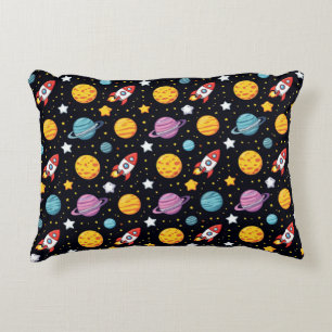 Cojín Decorativo Aventura Espacial Colorida