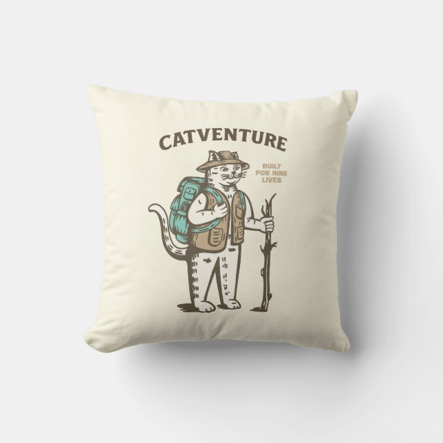 Cojín Decorativo Aventurafelis (Anverso)