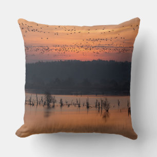 Cojín Decorativo Aves al amanecer