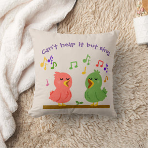 Cojín Decorativo Aves cantantes