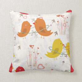 Cojín Decorativo Aves de amor