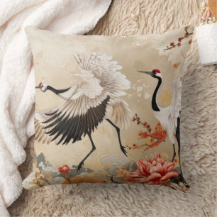 Cojín Decorativo Aves de grúa de China