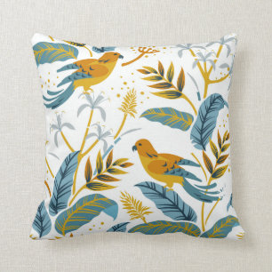 Cojín Decorativo Aves en el diseño de la naturaleza
