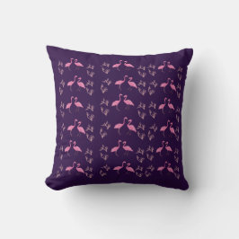 Cojín Decorativo Aves Flamingo Rosadas