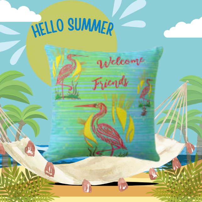 Cojín Decorativo Aves tropicales (Subido por el creador)