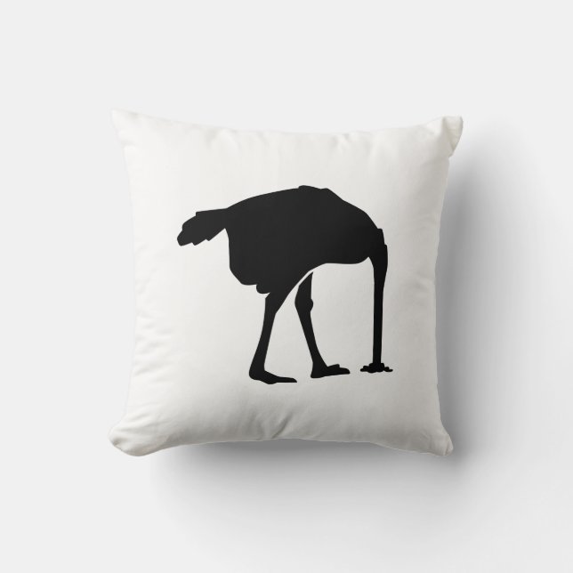 Cojín Decorativo Avestruz (Anverso)