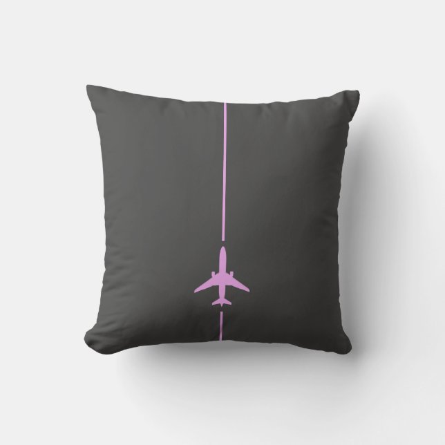 Cojín Decorativo Aviación minimalista (Anverso)