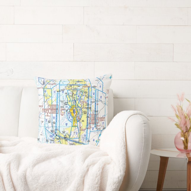 Cojín Decorativo Aviation Chart (Sofá)