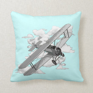 Cojín Decorativo Avión del vintage