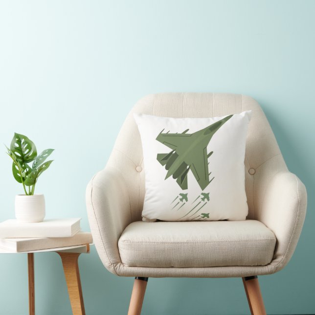 Cojín Decorativo avión militar (Silla)