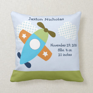 Cojín Decorativo Avión personalizado que toma el control del vuelo