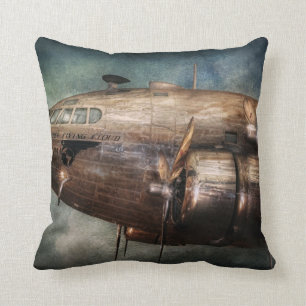 Cojín Decorativo Avión - piloto - la nube del vuelo