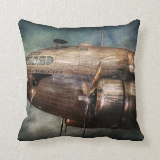 Cojín Decorativo Avión - piloto - la nube del vuelo