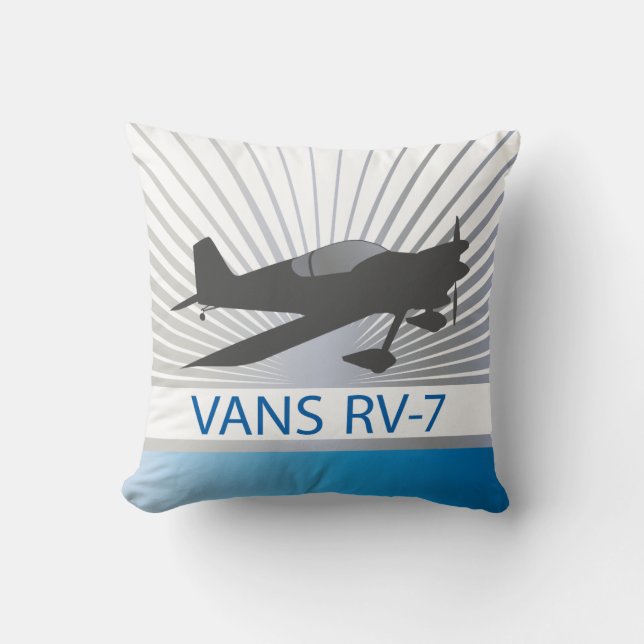 Cojín Decorativo Avión Vans RV-7 (Anverso)
