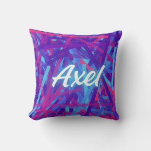 Cojín Decorativo Axel – Diseño de nombre moderno y audaz