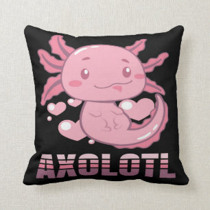 Cojín Decorativo Axolotl Lastim Terrario Amante de mascotas