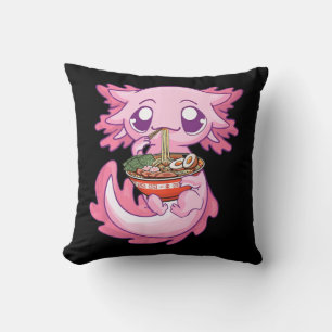 Cojín Decorativo Axolotl Ramen Kawaii japonés regalo de fideos anim