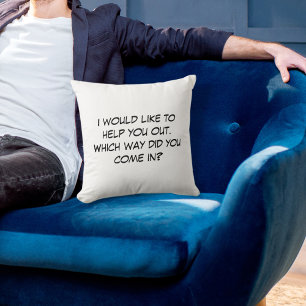 Cojín Decorativo Ayuda a salir