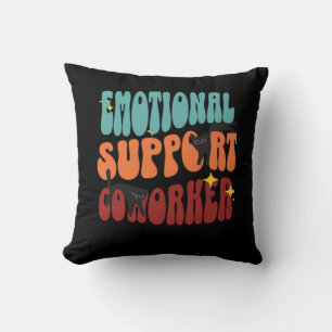 Cojín Decorativo Ayuda emocional Coworker Cat Classic