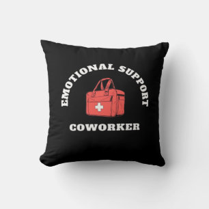 Cojín Decorativo Ayuda Emocional Coworker Funny Y Viral Sloth