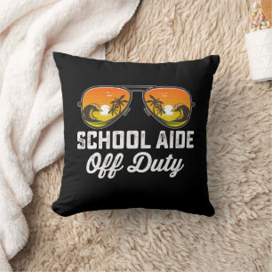 Cojín Decorativo Ayudante Escolar Fuera de Servicio Gafas de Sol Úl